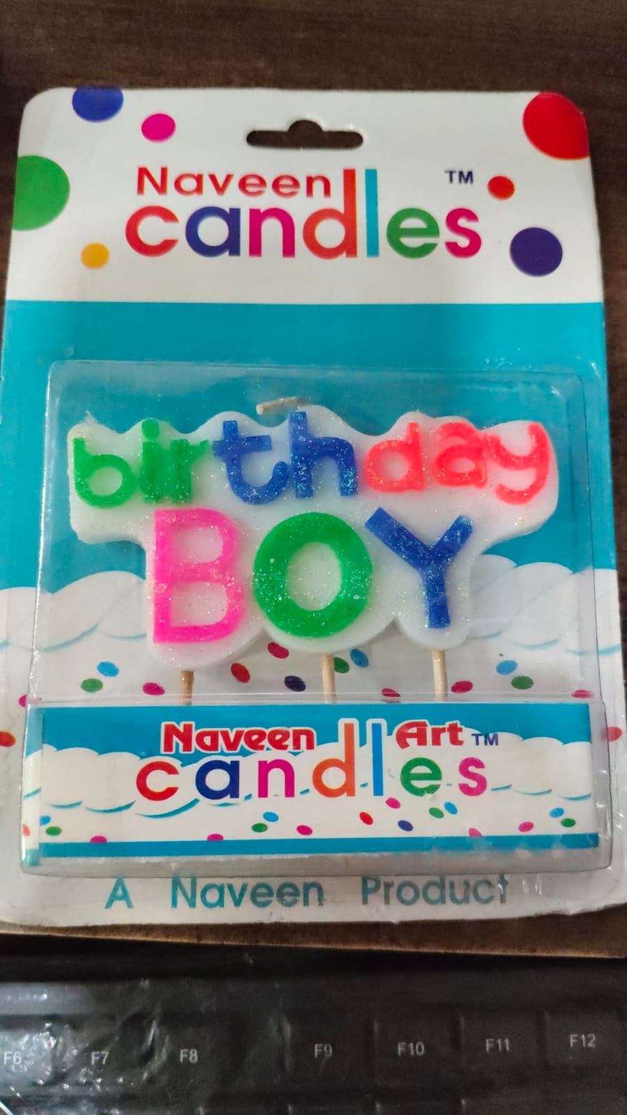 Birthday Boy Candles Designer
